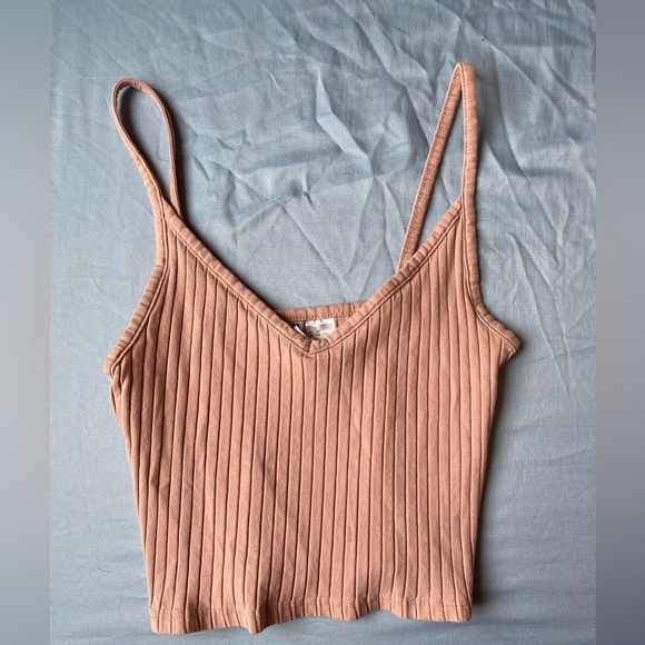 Tops Ribbed Blush Pink Tank Top Poshmark
